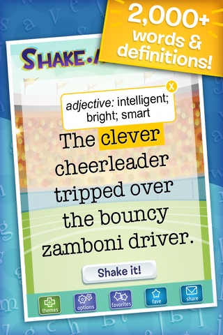 Shake-a-Phrase: Fun With Words and Sentences screenshot 2