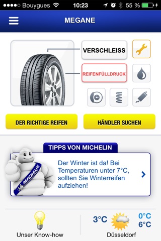 Michelin MyCar screenshot 2