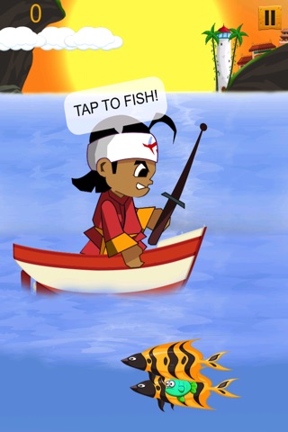 Samurai Fishing screenshot 2