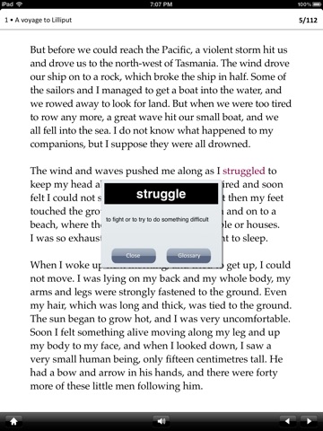 Gulliver’s Travels: Oxford Bookworms Stage 4 Reader (for iPad) screenshot 3