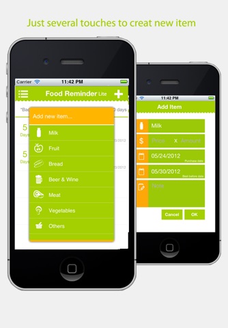 My Food Reminder Lite Version screenshot 3