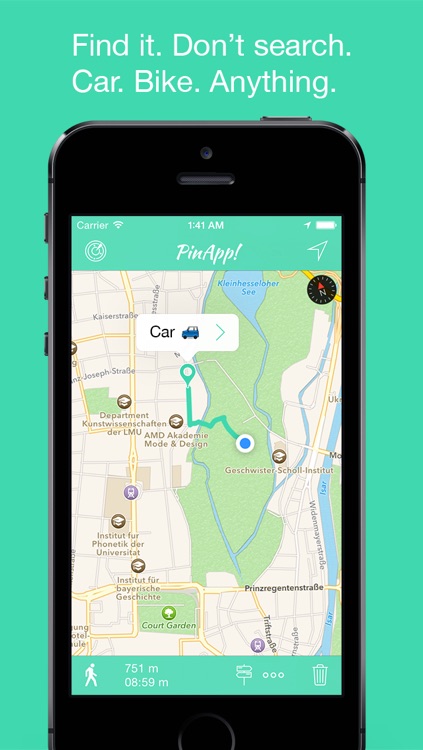 PinApp! - Where is my car? GPS based organizer