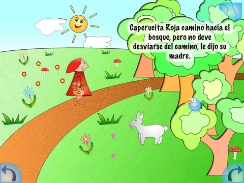 Little Red Riding Hood * Multi-lingual Stories Lite screenshot 3