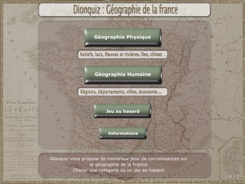 Dionquiz Géographie de la France screenshot 2