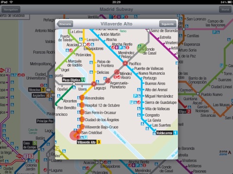 Madrid Subway for iPad screenshot 4