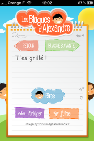 How to cancel & delete Les blagues d'Alexandre from iphone & ipad 4