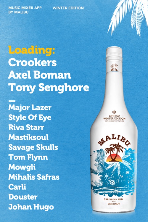 DJ Music Mixer by Malibu by ABSOLUT VODKA