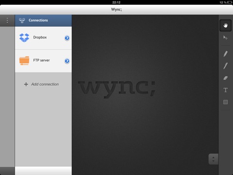 Wync; Work and sync your documents on the go! screenshot 2
