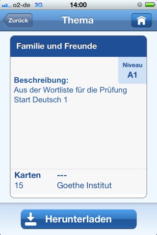 Deutsch Vokabeltrainer screenshot 3