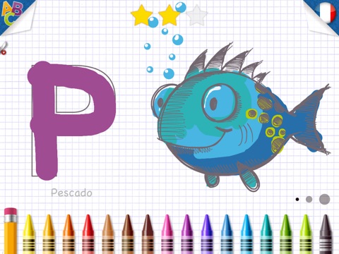 KidSchool : My first alphabet in French & Spanish for iPad screenshot 4