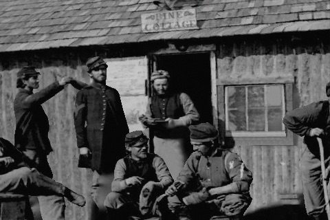 Throughview03: "Pine Cottage", Soldiers' winter quarters, ca. 1860 - ca. 1865 screenshot 3