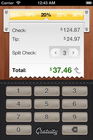 Gratuity - Tip Calculator screenshot 2