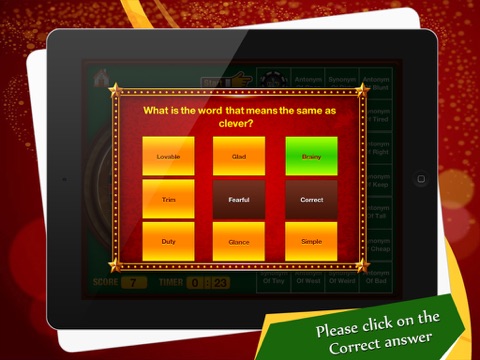 Fun and Learn : Word Trail - Puzzle Games That Makes Your Child Learn Synonyms & Antonyms in Interactive Way screenshot 4