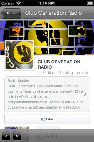 Club Generation Radio screenshot 2