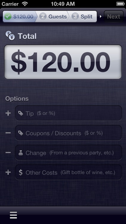 SpliTron - Bill Splitter and Tip Calculator
