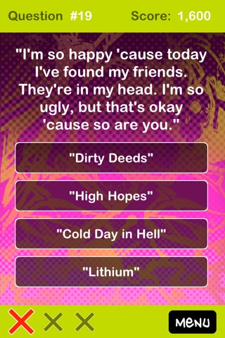 '90s Song Lyrics - Tidbit Trivia screenshot 2