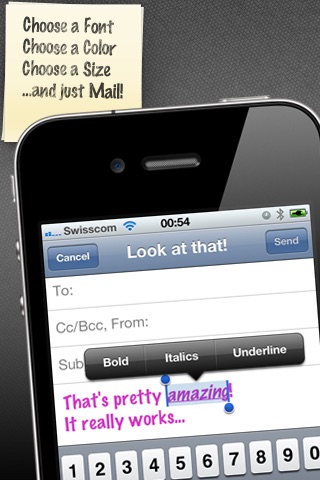 Fancy Mail - Enhance Mail with Fonts and Colors