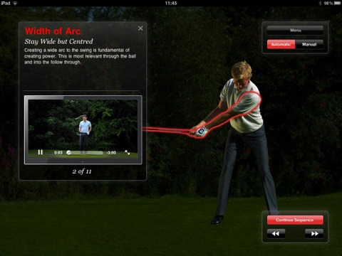 Golf Coach Power for iPad screenshot 3
