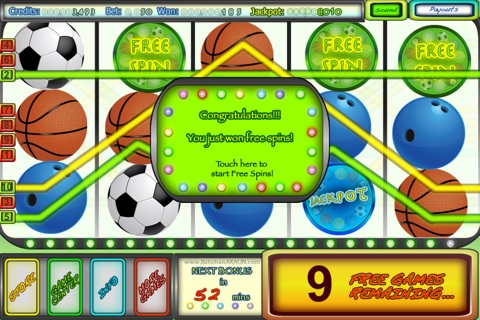 Physics Sports Slots HD screenshot 2