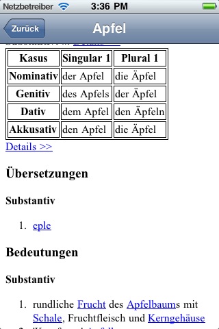 Norwegian-German Translate Dictionary screenshot 2