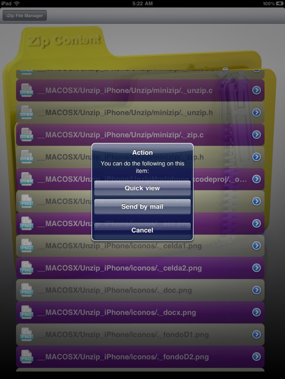 Zip File Manager HD for iPad