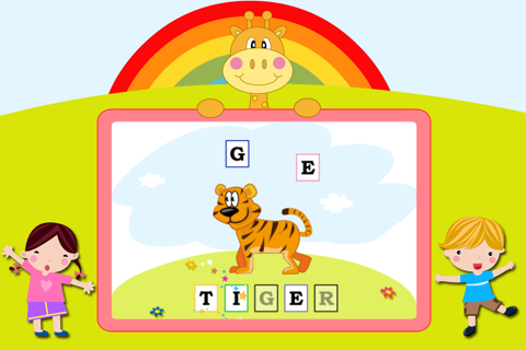 First Words Animals - Kids Preschool Spelling & Learning Game Free screenshot 4