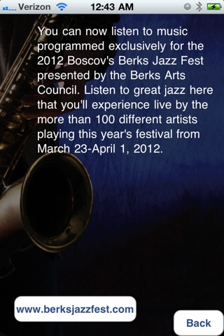 Berks Jazzfest screenshot 2