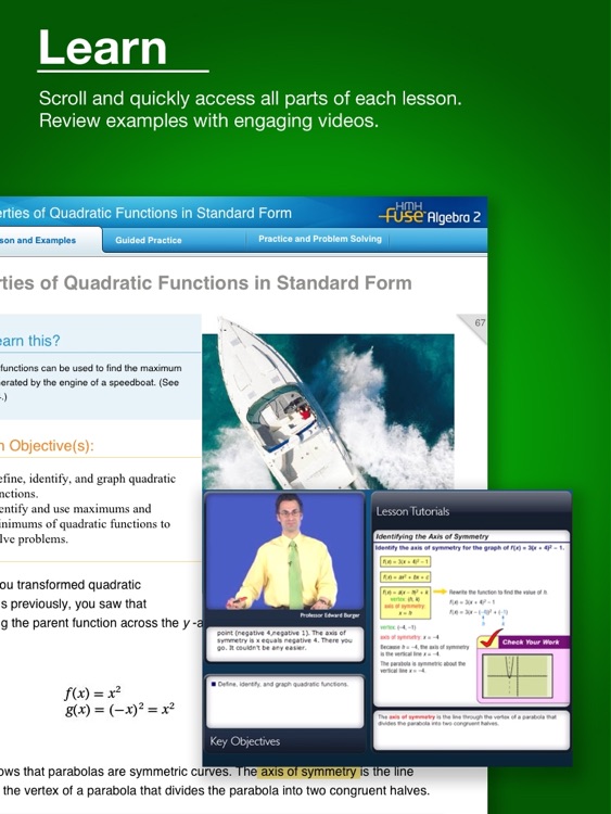 HMH Fuse: Algebra 2, Common Core Edition screenshot-3