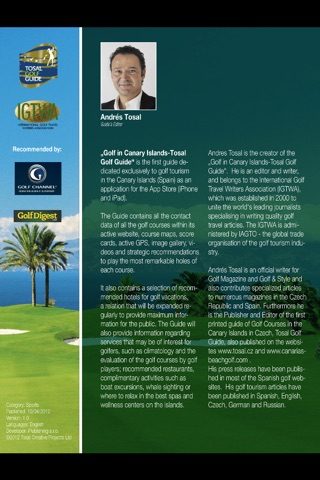 Golf in Canary Islands - Tosal Golf Guide screenshot 3