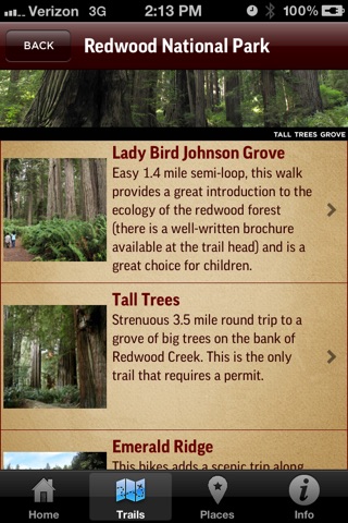 Redwood Park App screenshot 3