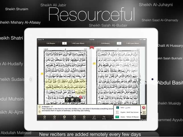 Quran Kareem 13 Line for iPad(圖1)-速報App