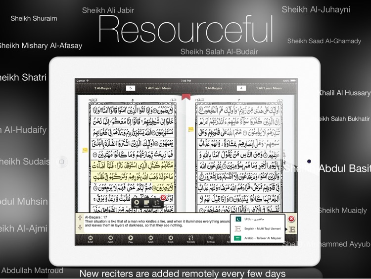 Quran Kareem 13 Line for iPad screenshot-0