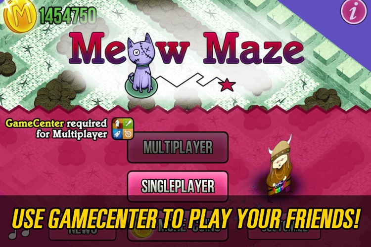 Meow Maze Zombie Cats Game screenshot-3