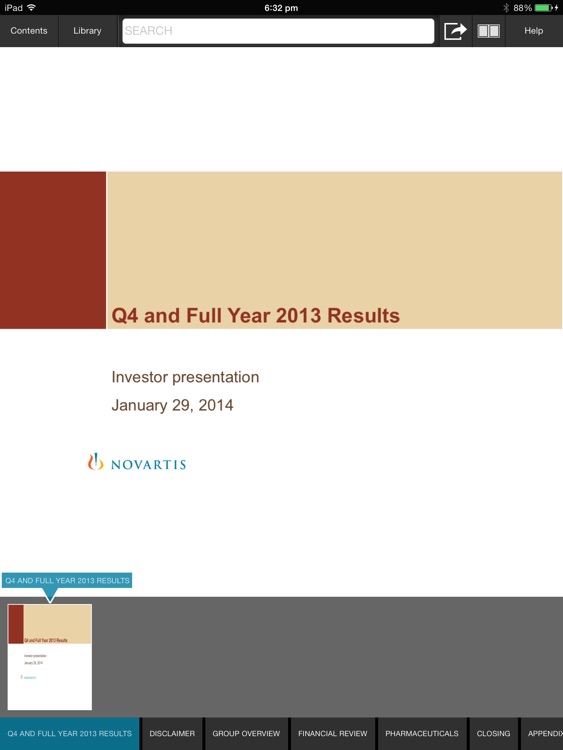 Novartis Financial Results