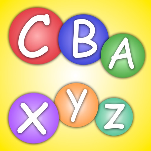 Alphabetical: learn the alphabet in order by sight and sound, forwards or backwards Icon