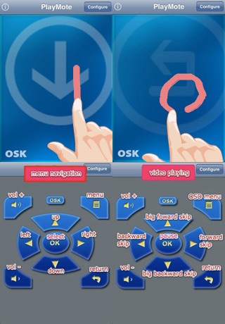 PlayMote-Plex/VLC/XBMC/Boxee Gesture Controller screenshot 3