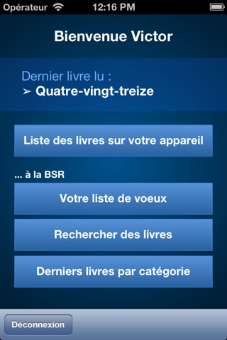 Livres audio BSR screenshot 2