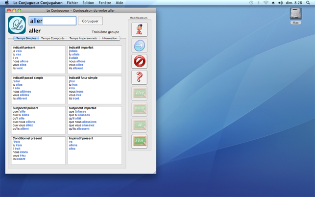 Le Conjugueur Conjugaison