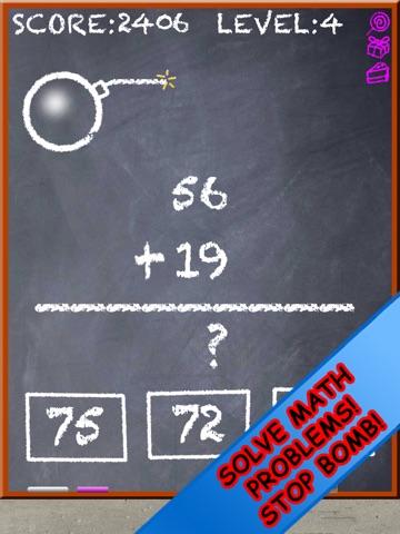 Math Panic HD Free screenshot 2