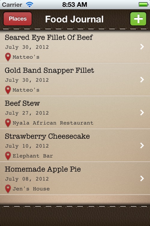 Food Journal