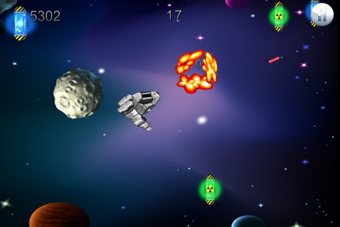 Asteroid Meteor Storm Games - Battle Gunship Asteroids Escape Game screenshot 2