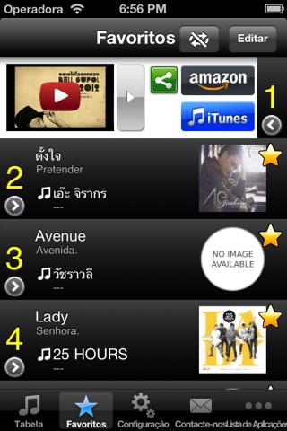 Thai Hits! - Get The Newest Thai music charts! screenshot 3