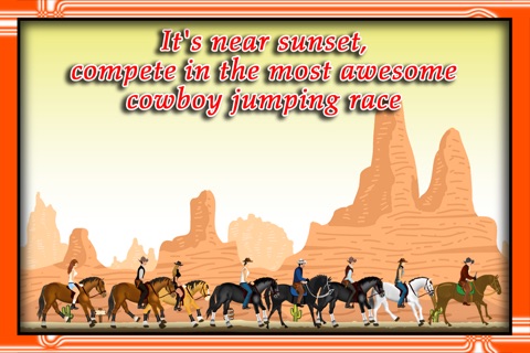 Cowboy Horseback Riding Obstacle Race : The horse agility dressage - Free Edition screenshot 2
