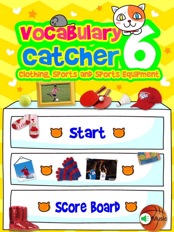 Vocabulary Catcher 6 - Clothing, Sports and Sports Equipment