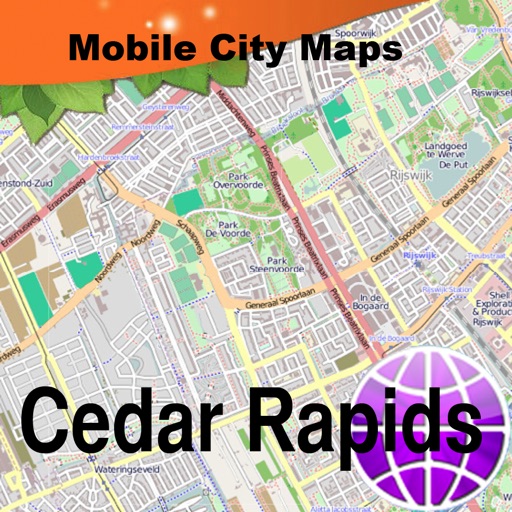Cedar Rapids Street Map