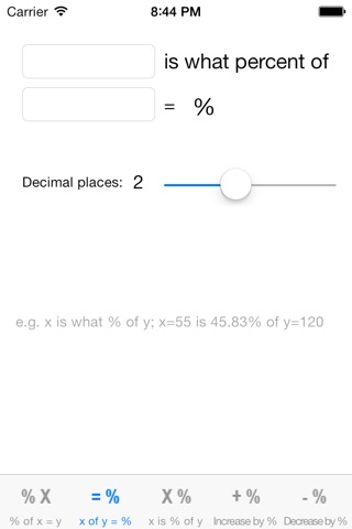 Percentage Calculator ++ screenshot 2