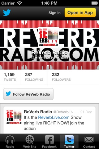 Reverb Radio screenshot 2