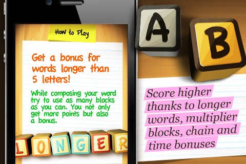 Letter Blocks 3D Lite - Word Game - Learn & Improve your Vocabulary in 5 Languages screenshot 2