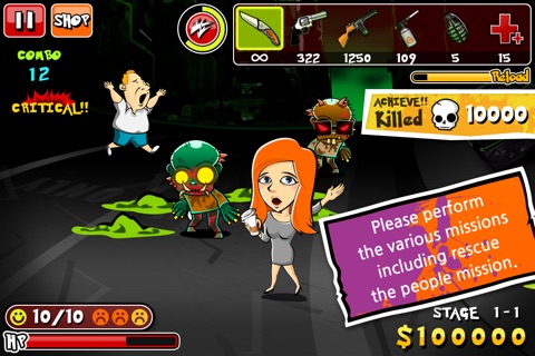 Kill Zombie(The start of the war) screenshot 3