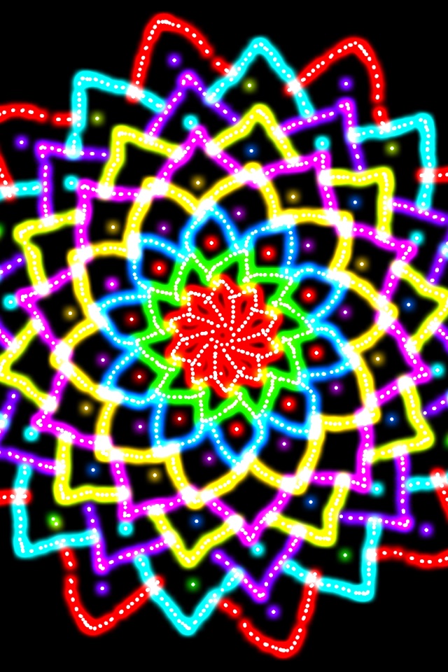 Glow Spin Art screenshot 3